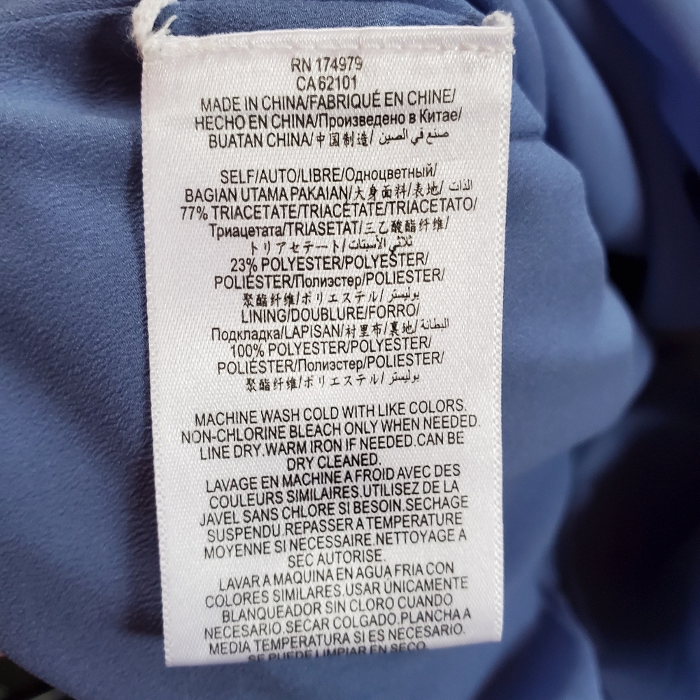 BCBGMAXAZRIA Ruffled Mini Dress in Periwinkle Size 4 - Picture 8 of 14